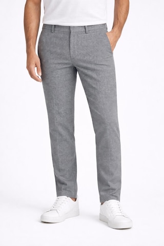 Classics Men Captiva İtalyan Kesim Comfort Fit Erkek Keten Pantolon - 7557 gri