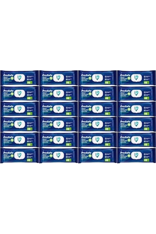 Prosafe Hasta Vücut Temizleme Islak Mendil Havlu 48'li x 24