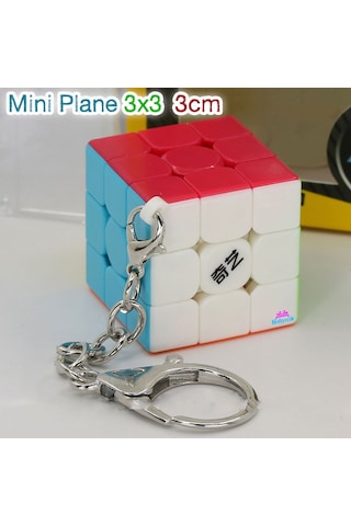 Qiyi 3x3 Anahtarlık Zeka Küpü Akıl Küpü Rübik Küp