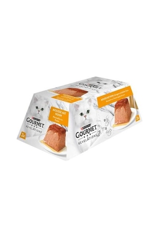 Gourmet Gold Revelations Tavuk Etli Ezme Yetişkin Kedi Konservesi 2 X 57 Gr