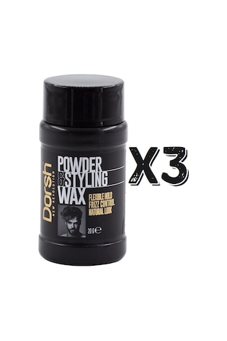 Dorsh Saç Şekillendirici Pudra Wax 20 Gr Styling 3 Adet