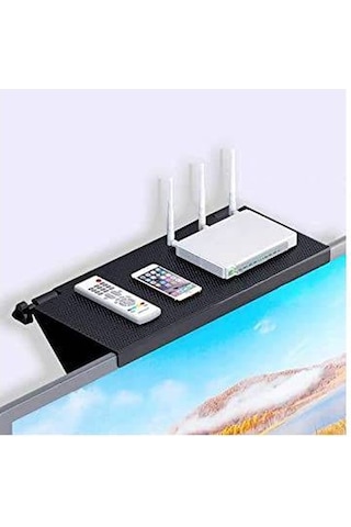 Plastik Tv Arkası Stand Bilgisayar Tv Ekranı Üst Rafı Tek Ürün