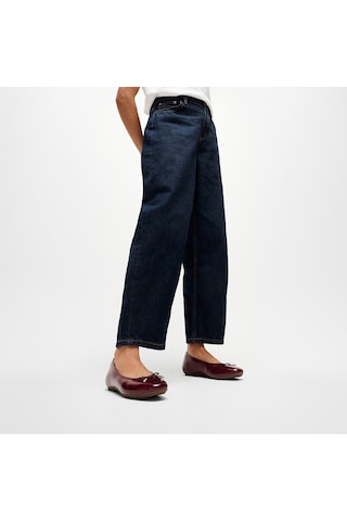 E19 Dark Merlot Babet Kadın Diğer A0k-001/e19 Fitflop Delıcato Bow Soft Leather Ballet Flats Kahverengi