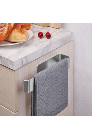 Zift Unique Paslanmaz Çelik Yapışkanlı Havluluk - Havlu Askısı 25 CM Krom