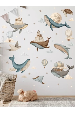 Baby Kingdom Room Duvar İçin İç Mekan Çıkartmaları Sihirli Rüyalar 218893913 Beyaz