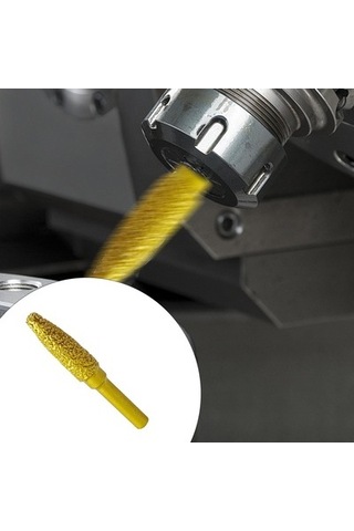 Lijinxu Magideal Elmas Taşlama Kafası Çapak Matkap Ucu 60 Mm Uzun 6 Mm 10 Mm