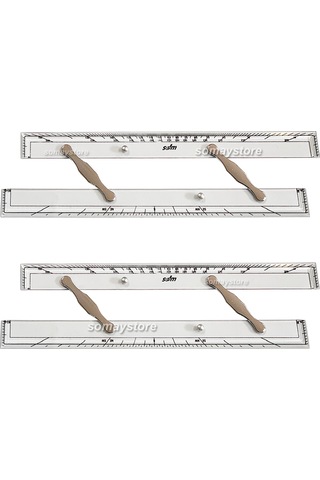 Sdm Paralel Cetvel 45 CM - 2 Adet Şeffaf