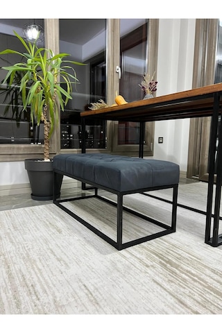 Antrasit Kapı Önü Mutfak Balkon Yemek Masası Ayak Ucu Bench