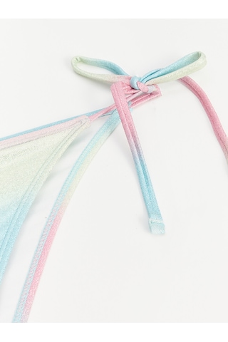 Lcw Dream Karışık Desenli Parlak Görünümlü Kadın Bikini Alt Çok Renkli