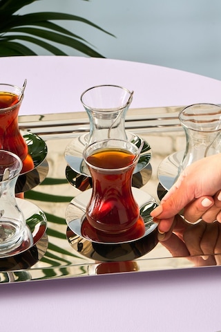 Karaca  Jamıe 40 Parça Çay Seti Platin