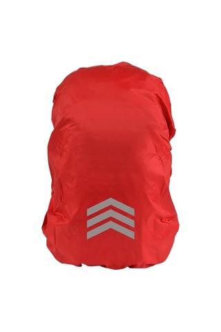 Sırt Çantası Yağmur Kapağı 1845l Gece Görünürlüğü İçin Yansıtıcı Açık Hava Yürüyüş, Kamp Kırmızı Kırmızı