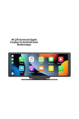 Honda Civic, Jazz, Hr-v, Cr-v, Nissan Qashqai, Micra, Juke,uyumlu Kablosuz Carplay & Android Auto Multimedya Geri Görüş Kameralı