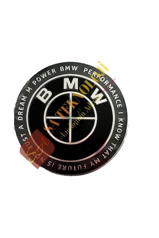 Satechnology Bmw Direksiyon Logo 45mm 50yıl Fulsiyah Newworldblack45mm