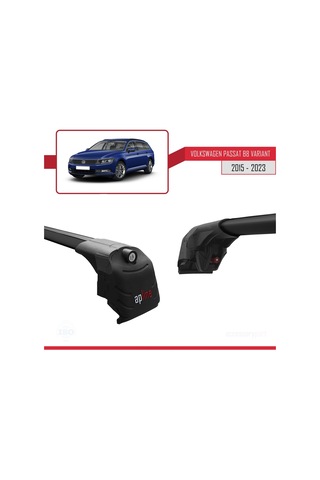 Volkswagen Passat Varıant B8 2015-2023 Arası İle Uyumlu Ace-2 Ara Atkı Tavan Barı Siyah