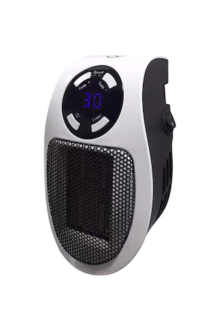 Vkemall Led Ekranlı Zamanlayıcı Duvar Prizi Elektrikli Alan Isıtıcısı