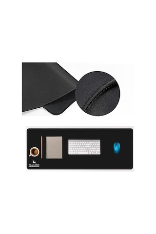 Lexroo Oyuncu Mouse Pad, Fare Altlığı, Kenar Dikişli, Kaymaz Taban, Ofis Tipi, Pürüzsüz Yüzey Standart