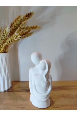 Soyut Sevgi Heykeli Minimalist & Anlam Yüklü Dekoratif Figür
