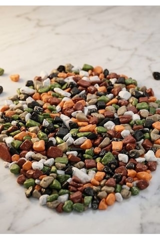 İpek Değirmen Çakıl Taşı Çikolata Draje 2 kg Renkli Sütlü Çikolatalı Lüks Avantaj Boy Ekonomik Hediyelik