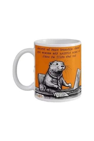 Createtech Steve Kupalar Deniz Otter Çay Bardağı - Seramik Kupa Yaratıcı Komik Kupa Diğer