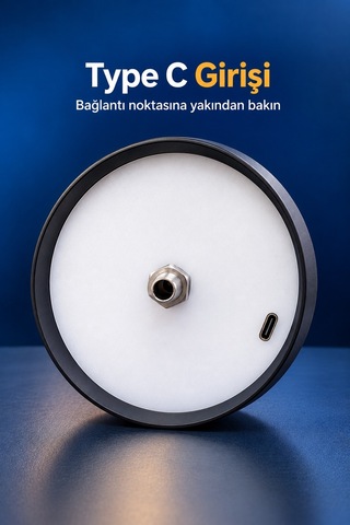 Dekoratif Masa Aydınlatması Şişeye Takılan Siyah Abajur Standart
