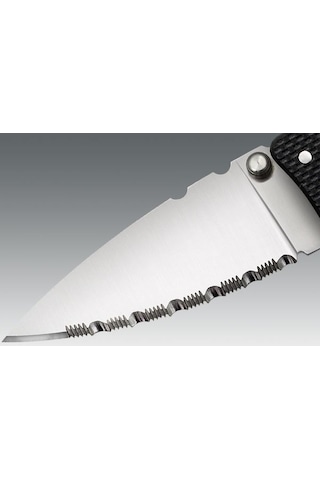 Cold Steel Hold Outııı Serrated Kamp Çakı (Medium) Gümüş - Siyah