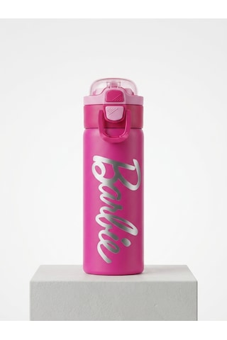 Barbie Çift Fonksiyon Kapaklı Çelik Matara 600ml .
