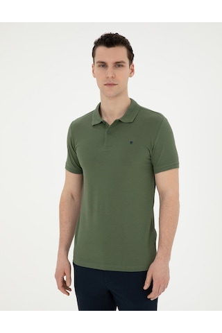 Pierre Cardin Erkek Haki Tişört Basic 50291625-vr027 Haki