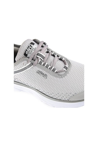 Muya Deuce Bağcıklı Unisex Memory Foam Spor Ayakkabı Gri 40 Gri