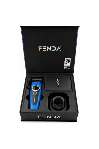 Fenda Profesyonel Standlı Göstergeli Saç Tıraş Makinesi 8500 Rpm Mavi Fndsklks0014m