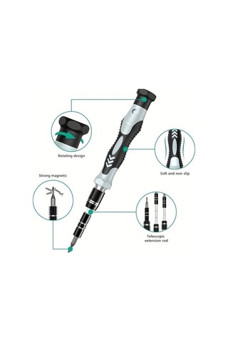 Dancemonkey 132 Adet Bileşik Manyetik Tornavida Seti Venta 132'sı 1 Arada Manyetik Hassas Tornavida Seti