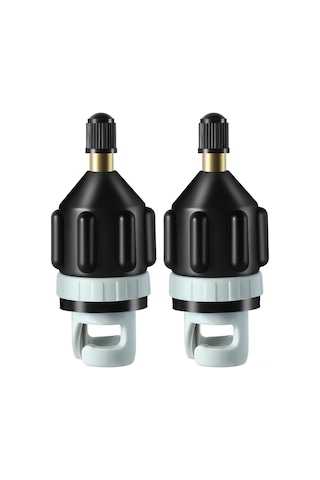 Ximistore9 Sup Ve Kayık Hava Valfi Adaptörü - Araç Pompa Bağlantısı, Hızlı Şişirme, Siyah, 2 Adet