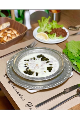 Modabakır Bakır Beyran Paça Çorba Tabak Model:5695pol Gri