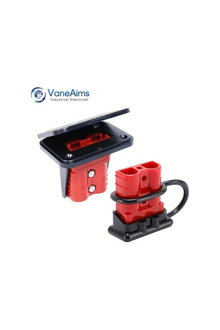 Dream011 Anderson 50a 120a 175a Bağlantı Elemanı Koruyucu Kapak Fiş Kauçuk Toz Kapak 2 Adet Gri 50a