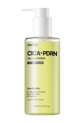 NACIFIC Cica PDRN Gel Cleanser 200 ml , Hassas Ciltler İçin Nazik Jel Temizleyici , Bariyer