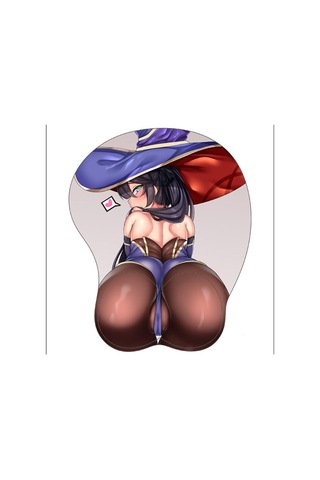 Sevimli Seksi Kız Silikon 3d Mouse Pad Anime Bilek Dinlenme Desteği Opie Ergonomik Kaymaz Yaratıcı Anime Mouse Pad Kahverengi & Mavi