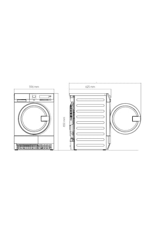 Electrolux Professional TE1120 myPRO 8 KG Akıllı Kondenser Çamaşır Kurutma Makinesi