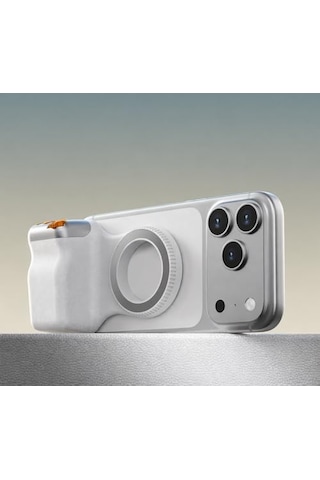 Manyetik Magsafe İle Uyumlu Premium Edition Kamera Stabilizatörü, 10m Uzaktan Kumanda, Çift Taraflı Magnet, Selfie Çekimi, Bluetooth Bağlantı, Zoom Kontrol Özellikli Zr1222