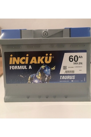 12 V Inci Akü 60 Ah / 523488512