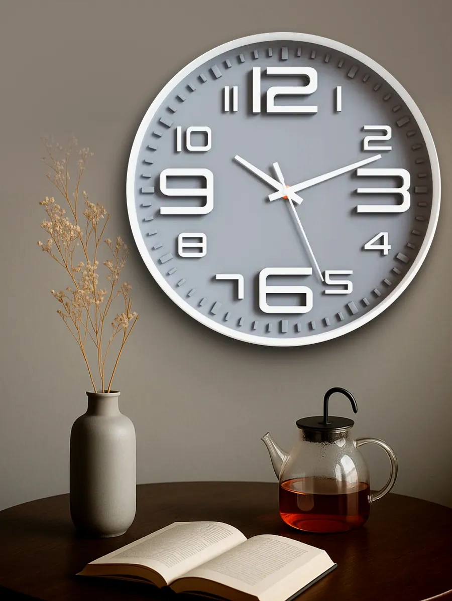 Artclock Mutfak İçin Duvarınıza Asılacak 25 Cm İç Mekan Duvar S 242989432 Beyaz