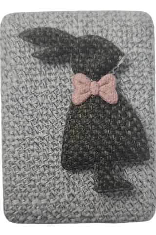 Gigi Panda Tavşan Örgü Motif Desenli Katlanır Makyaj Aynası