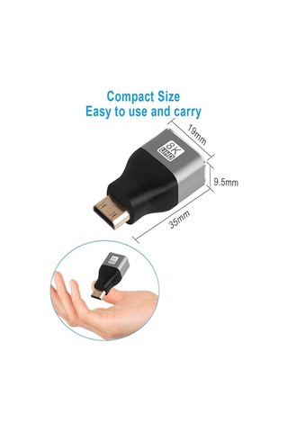 Anunnaki 8k Uhd Mini Hdmı To Hdmı Çevirici Dönüştürücü Converter
