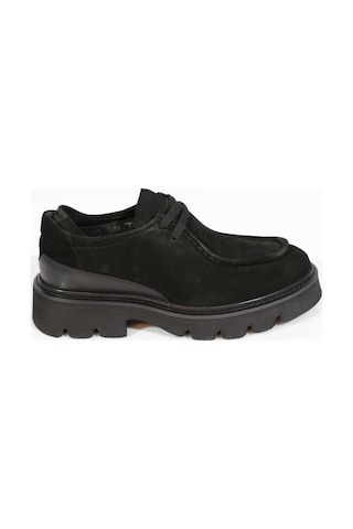 Dgn 108 Erkek Loafer Ayakkabi Siyah Süet