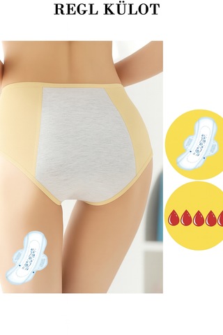 Sauna Suit Süper Emici Ultra Hijyenik Regl Külodu , Gece Gündüz Gün Boyu Etkili Sızdırmaz Adet Külodu Ten Rengi