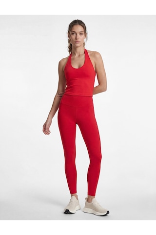 Koton Slim Fit Kolsuz Halter Yaka Spor Bluz Kırmızı 6sak30161nk