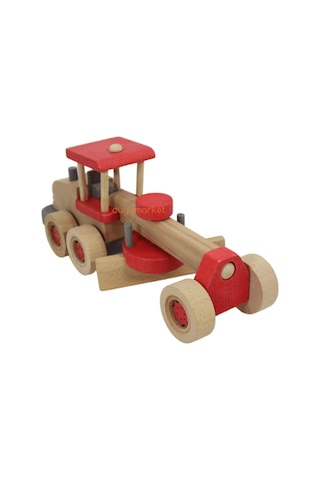 Mr. Quokka Ahşap Greyder - Kırmızı