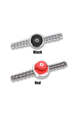 Geeksen Metal Zincirli Budama Kafa - Çim Biçme Makinesi Aksesuarı - Bahçe Ve Tarım İçin Kolay Kurulumlu, Yüksek Verimli Ot Kaldırma