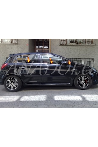 Opel Corsa D Krom Cam Çıtası 6 Parça 2007-2015 Paslanmaz Çelik
