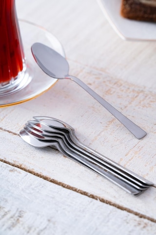 Karat Çelik 6'lı Çay Kaşığı