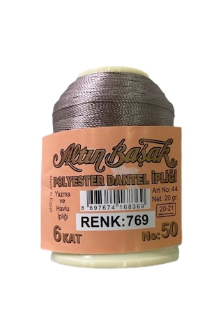 3 Adet Altınbaşak Oya Ve Dantel İpi 20 Gr - Royaleks - No: 769