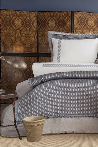 Apricitas Home Safran İndigo %100 Pamuk Nevresim Takımı, Battaniye Ve Yatak Örtüsü Seti